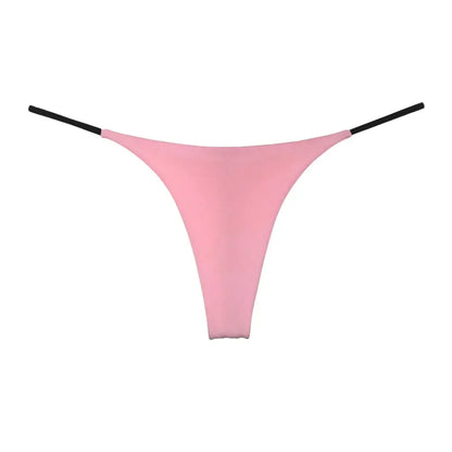 Women's Panties Sexy T-back G-strings Thongs Low Rise Lingerie Underwear Comfortable High Cut Ladies Briefs Tanga