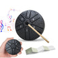 DOZZLY Ethereal Drum Steel Tongue Drum Carillon de pluie Handpan 3 pouces 6 notes Mini instrument de musique pour jardin extérieur