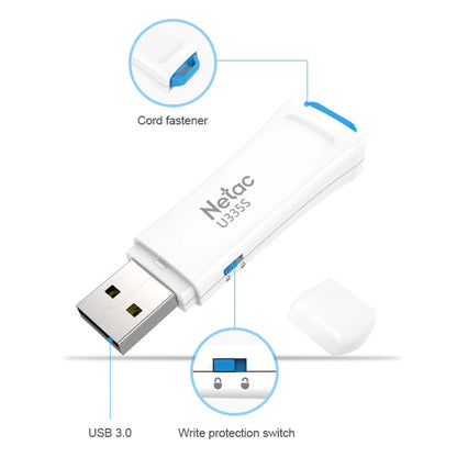 Netac Original USB 3.0 Pen Drive Write Protect U-Disk 64GB USB Flash Drive 90MB/s for Phone TV Notebook Memory OnlyDisk U335S