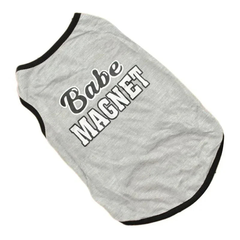 UBBT Security Dog Vest Dog Clothes XS-L Black Pet Puppy T Shirts For Small Dogs Chihuahua Yorkie Pug Cat Vest Costume
