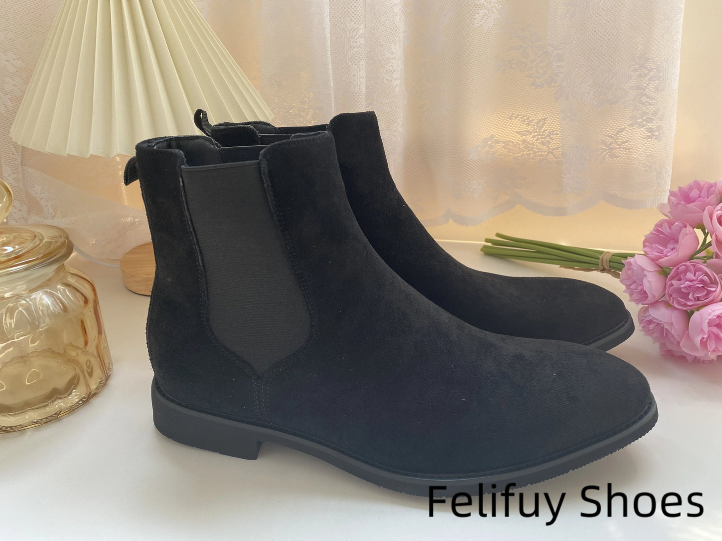 Bottines Chelsea marron, noires et rouges pour homme, bottines de cowboy, faites à la main, pointures 38 à 46