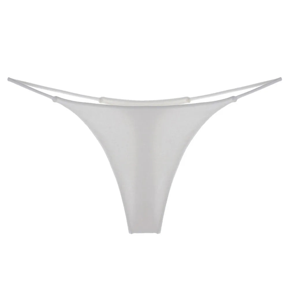 Women's Panties Sexy T-back G-strings Thongs Low Rise Lingerie Underwear Comfortable High Cut Ladies Briefs Tanga