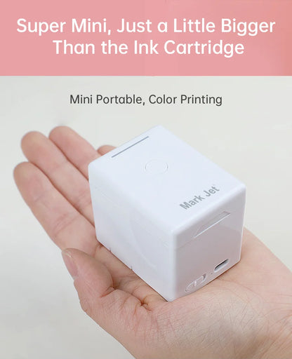 Mark Jet Mini Portable Color Printer Customized Text Smartphone Wireless Printing Handheld Inkjet Printer Tattoo Printer