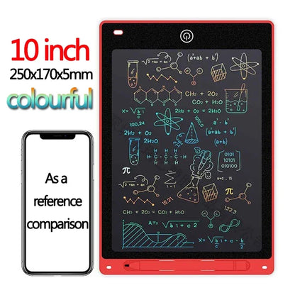 Tablette d'écriture LCD 10/12 pouces, planche à dessin pour enfants, graffiti, bloc-notes, jouets, écriture manuscrite, tableau noir, planche à dessin magique, jouet pour enfants, cadeau