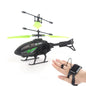 Watch Wrist Hand Controlled Induction Aircraft Impact Resistant Helicopter with Lighting Rechargeable Mini RC Drone