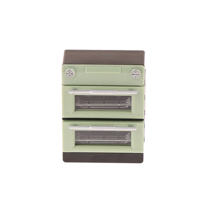 Four double couche pour maison de poupée, modèle 1/12, accessoires de cuisine, décoration de meubles