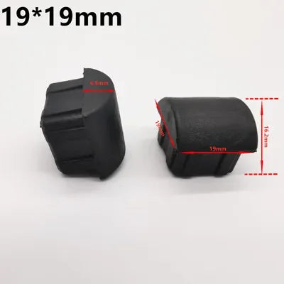 4pcs Square Plastic Blanking End Caps Tube Pipe Inserts Plug Bung for table chair leg cover furniture leveling feet protector