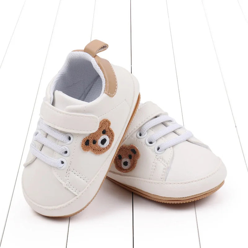 New Baby Shoes Boys Girls Classic Fashion Sports Casual Sneakers Newborn First Walker Toddler Soft Sole Non-Slip Walking Shoes