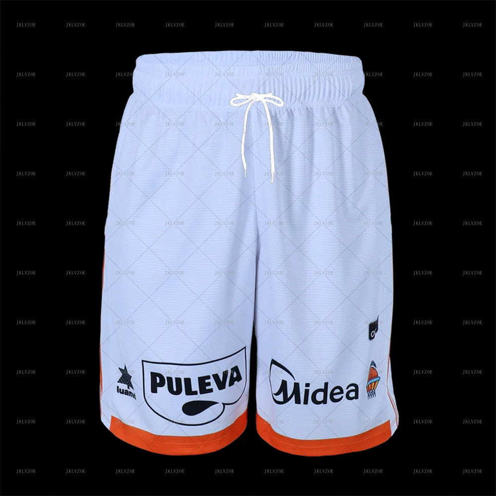 24/25 New Arrival Valencia City Basketball Shorts Jersey for Kids & Adults Summer Shorts Spain Basketball Training Men's Jerseys