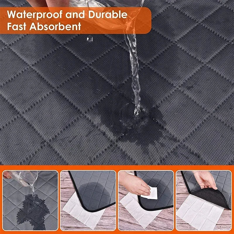 Guinea Pig Cage Lining Washable Guinea Pig Skin Pad Reusable and Non slip Urinary Pad for Guinea Pig Cat and Dog Beds