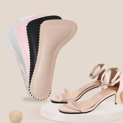 Sandales Semelles auto-adhésives Talons hauts Coussinets antidérapants pour chaussures Semelles intérieures en cuir absorbant la transpiration Coussin absorbant les chocs