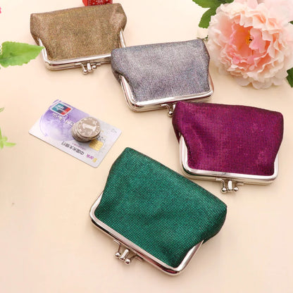 New Double Layer Women Wallets Short PU Leather Coin Purse Mini Wallet Retro Coin Purse for Women Lipstick Storage Dropshipping