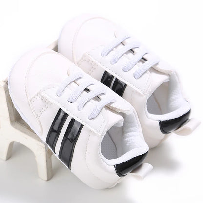 Newborn Baby Shoes Boys' and Girls' Infant Sports Shoes First Walker Classic Fashion Soft Sole Non slip Baby Walking Shoes
