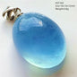 Natural Blue Aquamarine Pendant Clear Water Drop Women Men Brazil Aquamarine Crystal Necklace Jewelry AAAAA