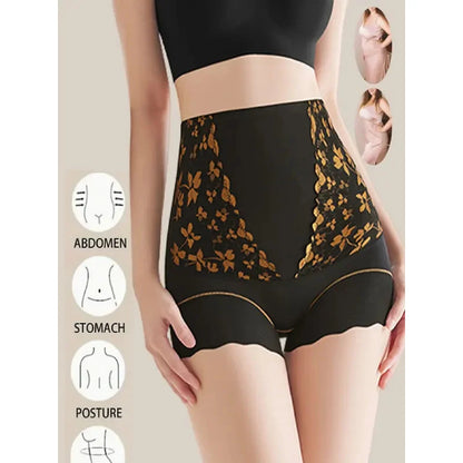 Women's Shapewear Panties Slim Fit High Waist Hip Lifting Postpartum Abdominal Shapewear Exquisite Close Intimates Briefs
