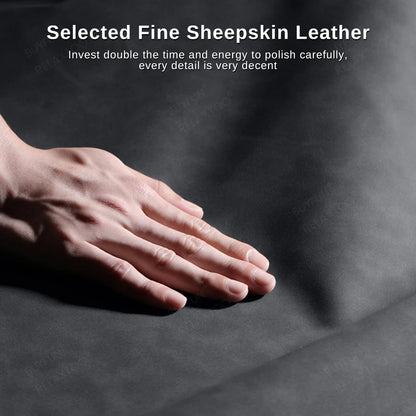 Camera Protect Sheepskin Leather Case For Xiaomi Redmi Note 13 Pro 5G Note13 Pro+ Plus 13Pro 4G Soft Bumper Phone Cover Fundas