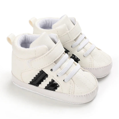 Newborn Baby Shoes Boys' and Girls' Infant Sports Shoes First Walker Classic Fashion Soft Sole Non slip Baby Walking Shoes