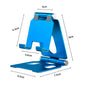 Metal Aluminum Alloy Mobile Phone Desktop Holder Stand for iPhone 13 14 Pro Stand Lazy Live Portable Folding Mobile Phone Stand