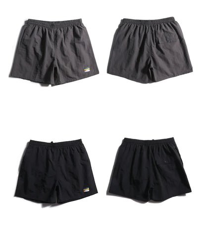 Summer Fashion Men's Fast Dry Cotton Shorts Teens Japan Style Solid Color Simple Casual Loose Ourt Door Sport Half Length Pants