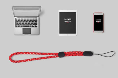 Lot de 10 dragonnes réglables de 19 cm pour accessoires électroniques, étuis de téléphone, porte-clés, appareil photo