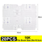 Lot de 10 à 30 protège-livres autocollants transparents et mats A4/16K/22K, imperméables, pour manuels scolaires, fournitures d'emballage