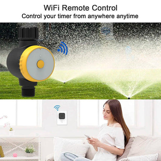 Nouveau minuteur d'arrosage intelligent Wifi pour jardin, contrôleur d'arrosage automatique Wifi, vanne intelligente Wifi, système d'arrosage goutte à goutte