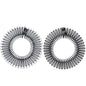 2pcs Rhinestone Plastic Full Circle Stretch Diamond Flexible Comb Teeth Headband Hair Band Clip Face Wash Fixed Hair Accessories