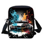 3 pcs set Luxury sports car logo JDMS Child School Backpack With Shoulder Bag Pencil Bags School Bags for Boys Girls Best Gift