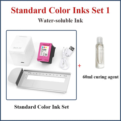 Mark Jet Mini Portable Color Printer Customized Text Smartphone Wireless Printing Handheld Inkjet Printer Tattoo Printer