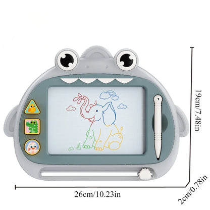 Children's Magnetic Drawing Board Portable Erasable Colorful Writing Pad Toy For Kid Toddlers Babies With One Pen Birthday Gifts