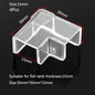 Lot de 4 protections d'angle anti-collision en plastique pour aquarium, 5/6/8/10/12/15 mm, sans adhésif, accessoires