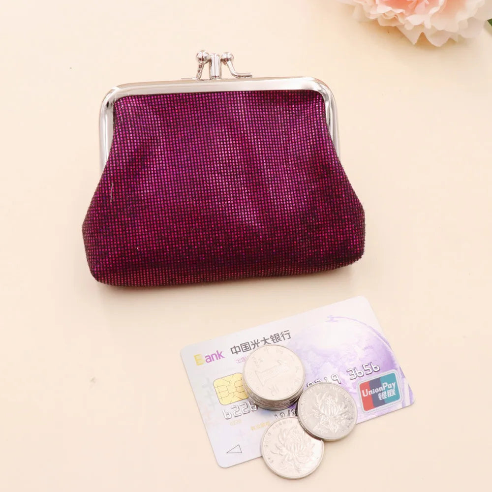New Double Layer Women Wallets Short PU Leather Coin Purse Mini Wallet Retro Coin Purse for Women Lipstick Storage Dropshipping