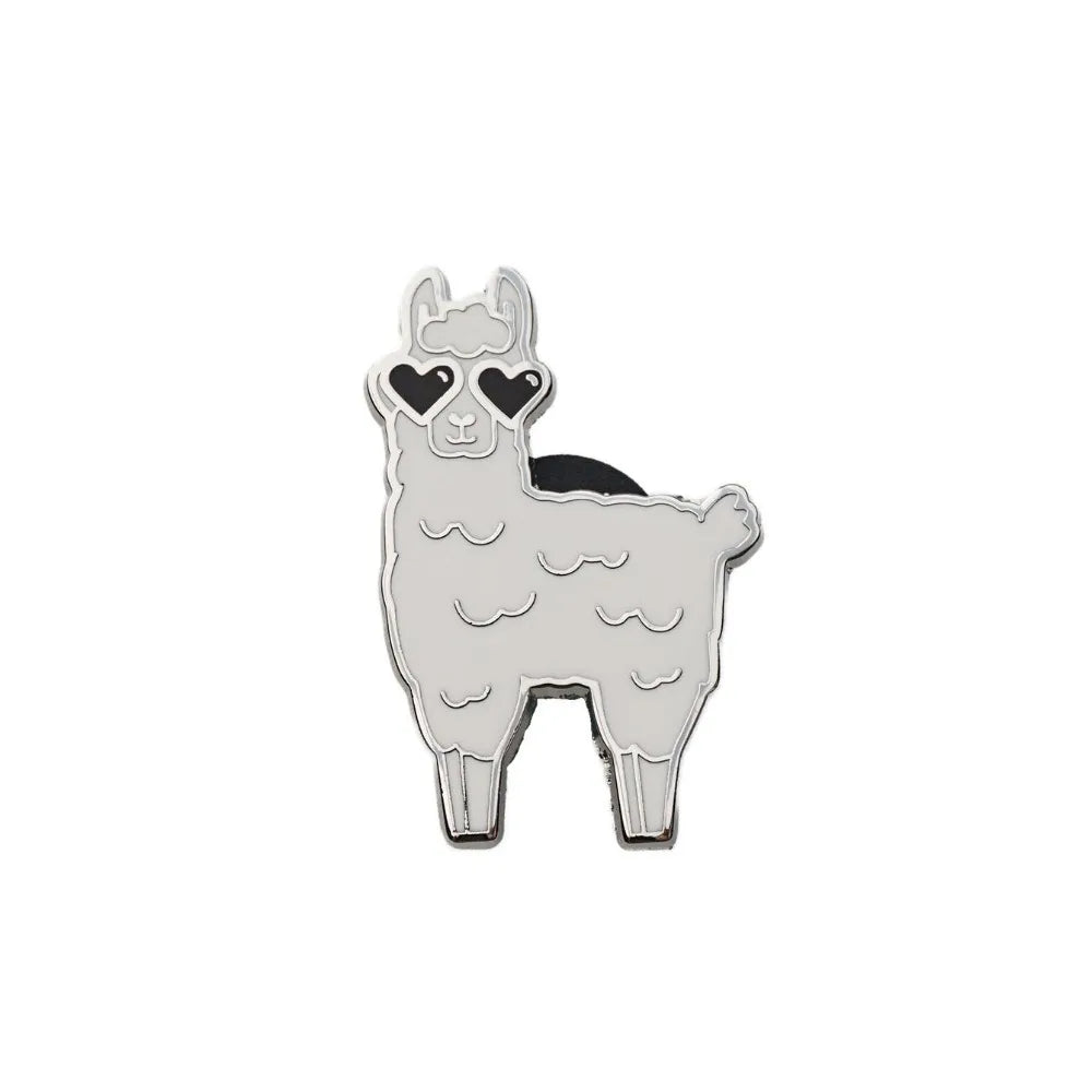 Cute Llama Hard Enamel Pin Animal Lapel Pins Badge Lover Gifts Brooch for Jewelry Accessory