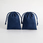 Lot de 10 pochettes en velours à cordon coulissant en flanelle grise pour bijoux, trousses de maquillage, pochettes cadeaux chics pour mariage