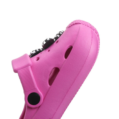 Chaussons de jardin pour enfants, jolies sandales à fleurs, sandales d'été pour garçons et filles, légères, tendance, antidérapantes, pour la plage