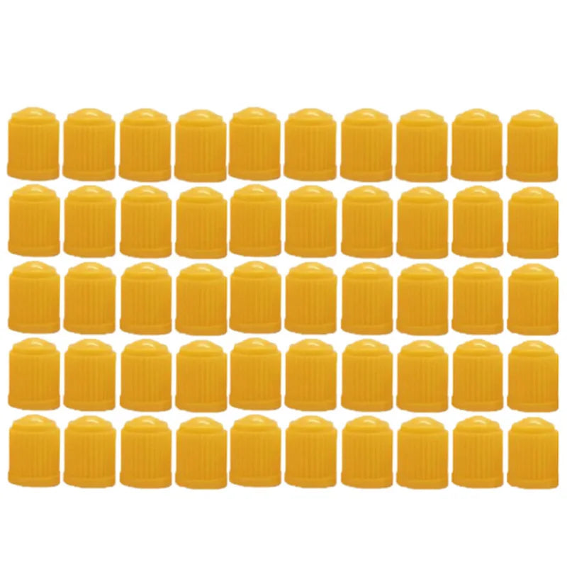 Car Tire Valve Stem Caps Plastic Tyre Valve Dust Caps Universal Wheel Stem Covers for Auto Bicycle Bike Motorcycle Car Accessory