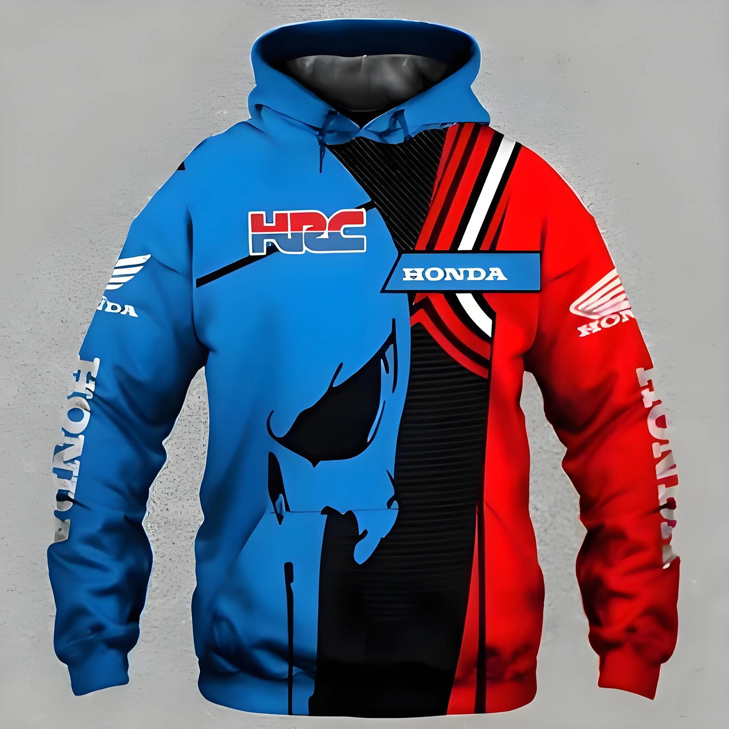 Sweat à capuche moto Honda imprimé 3D pour homme, pulls de course tendance pour homme, chemises de sport de plein air, sweats à capuche moto