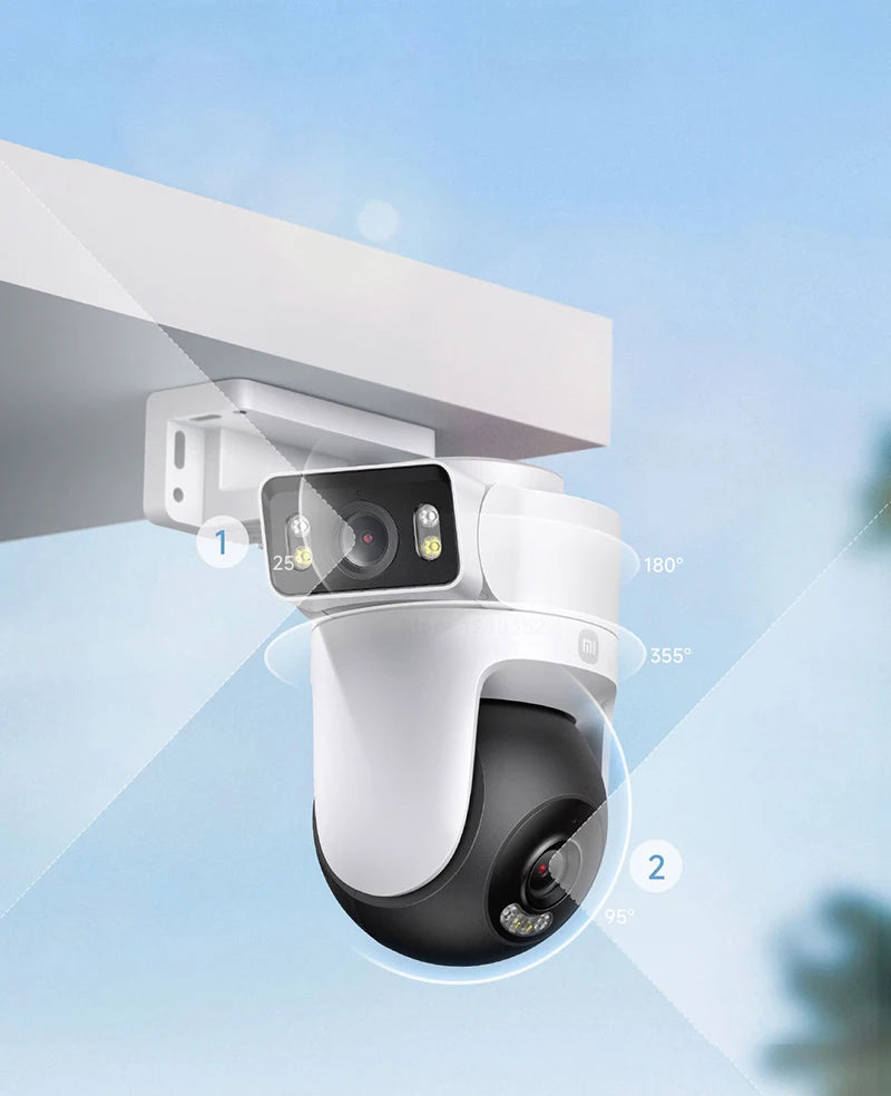 NEW Xiaomi Outdoor CW500 Dual Camera Version IP66 Security Protection CCTV AI Detection Full-Color Night Vision Smart Home