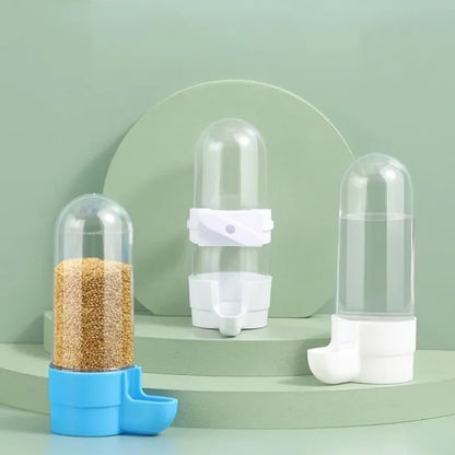Pet Bird Water Feeder Parrot Water Dispenser Bird Cage Suspended Automatic Water Dispenser Bird Feeder