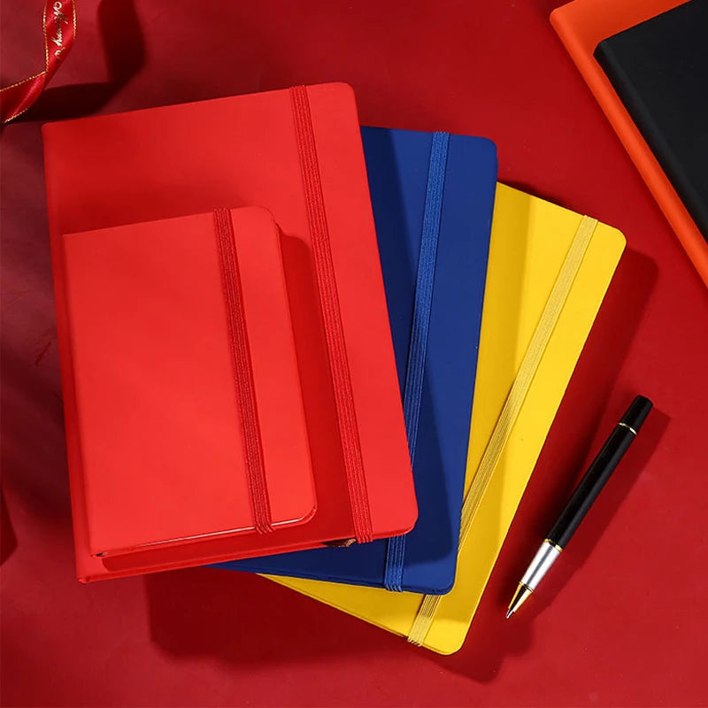 Mini carnet A6 rouge bleu, petits carnets à offrir, carnet de croquis, agenda, bloc-notes, papeterie, bloc-notes, bon marché.