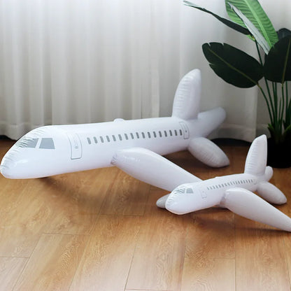 Children Inflatable Toys Plane Giant PVC Indoor Outdoor Water Party Inflatable Decoration Birthday Gift Aircraft Model for Kids