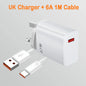 67W GaN USB Fast Charging Quick Charger QC3.0 USB Type C Cable for Xiaomi 14 13 12 Redmi Note Turbo Mobile Phone Charger Adapter