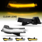 For Ford Mustang 2015-2021 Side Rear View Mirror LED Side Marker Turn Signal Repeat Blinker Lights Parking Dynamic Amber Lamp