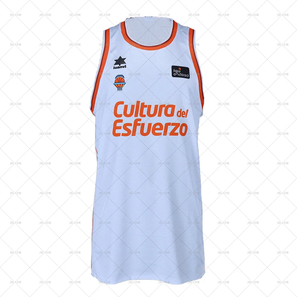 24/25 New Arrival Valencia City Basketball Shorts Jersey for Kids & Adults Summer Shorts Spain Basketball Training Men's Jerseys