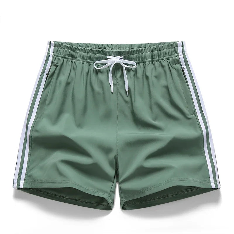 Casual Sports Three Bar Shorts Swimming Pants Fitness Pants 2025 New Summer Unisex Couples Fashion Three Piece Pants M-8XL Pants