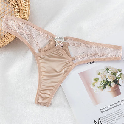 European Thong  Women's Underwear Panty Low Waist Seamless Underpants Comfort G-String Sexy Lace Panties Female Sexy Lingerie