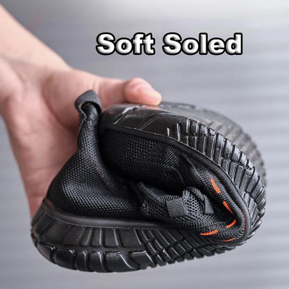 Bottes de sécurité Oulylan pour hommes, semelles solides, chaussures d'été résistantes à l'usure, embout en acier, chaussures de protection anti-écrasement pour le travail