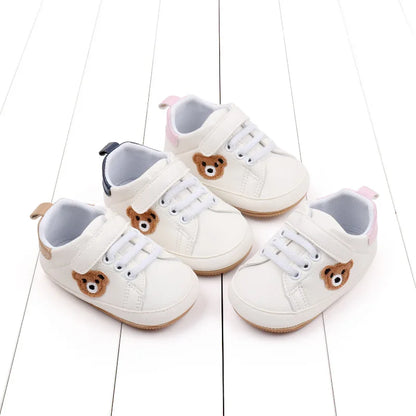 New Baby Shoes Boys Girls Classic Fashion Sports Casual Sneakers Newborn First Walker Toddler Soft Sole Non-Slip Walking Shoes
