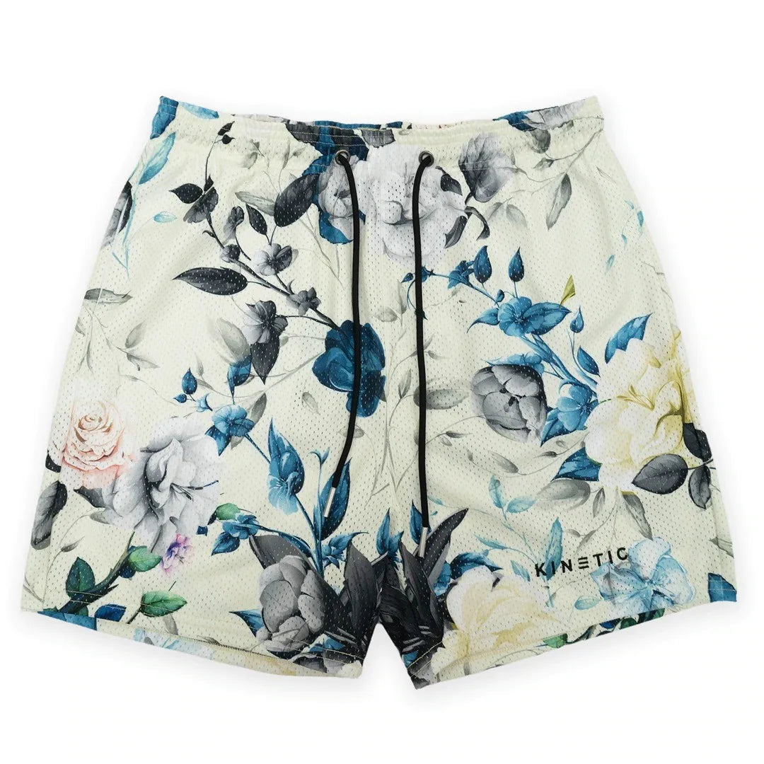 2024Summer New Digital Printing American Sports Casual Shorts Mesh Breathable and Loose Men's Short Shorts