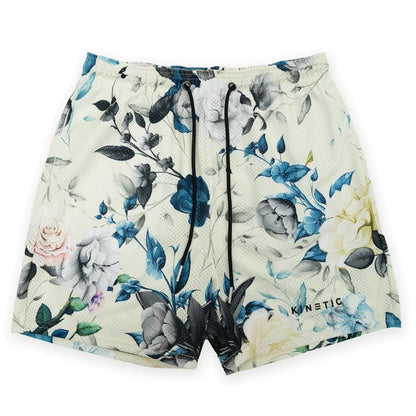 2024Summer New Digital Printing American Sports Casual Shorts Mesh Breathable and Loose Men's Short Shorts